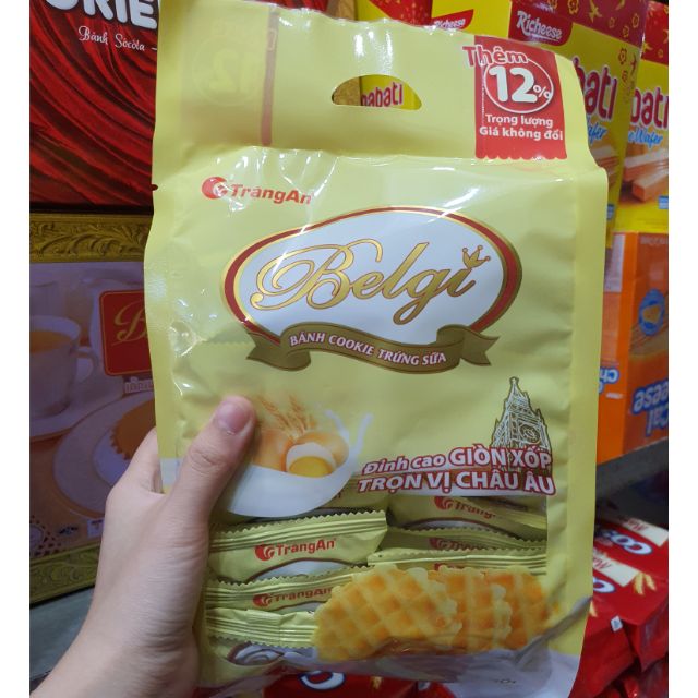 Bánh Belgi cookie trứng sữa 250g