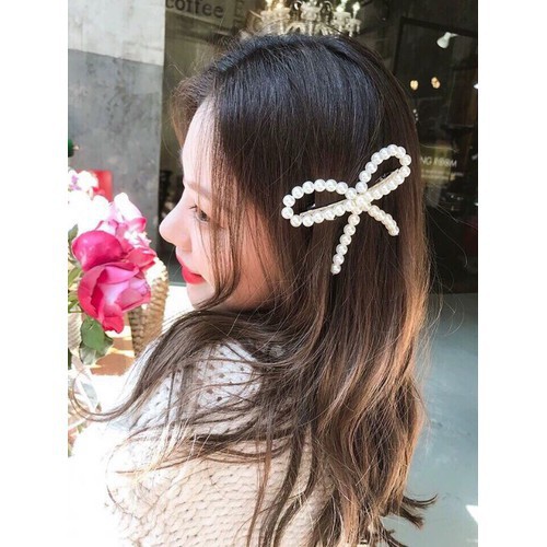 KẸP TÓC MÁI ĐÍNH [GIẢ] NGỌC TRAI