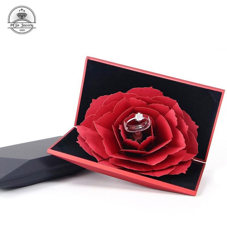 Hộp Hoa Hồng Đựng Nhẫn Bạc ALIS Món Quà Ý Nghĩa | BigBuy360 - bigbuy360.vn