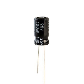 10 Tụ Hóa 100uF 25V 100uF/25V (10pcs/gói)