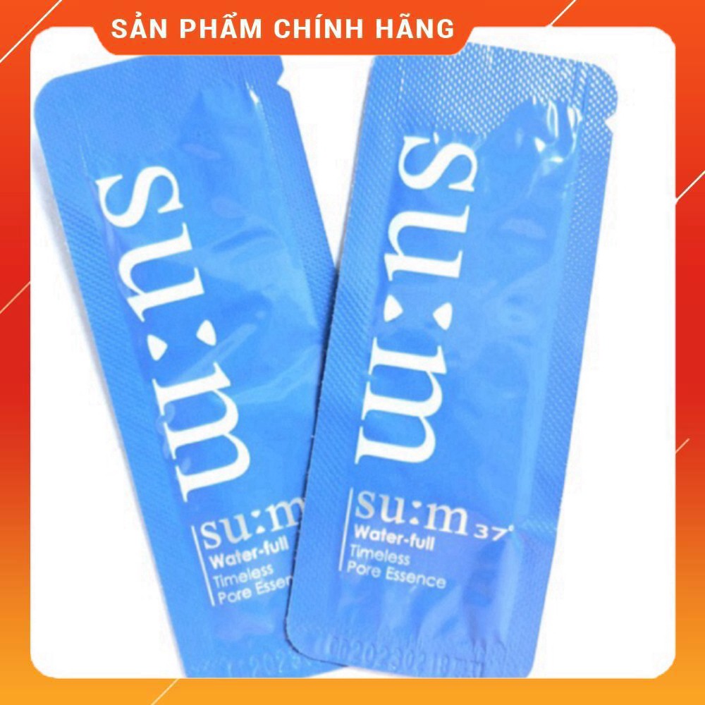 Gói sample tinh chất se khít lỗ chân lông và kiểm soát nhờn Su:m37 Water-full Timeless Pore Essence 1ml | BigBuy360 - bigbuy360.vn