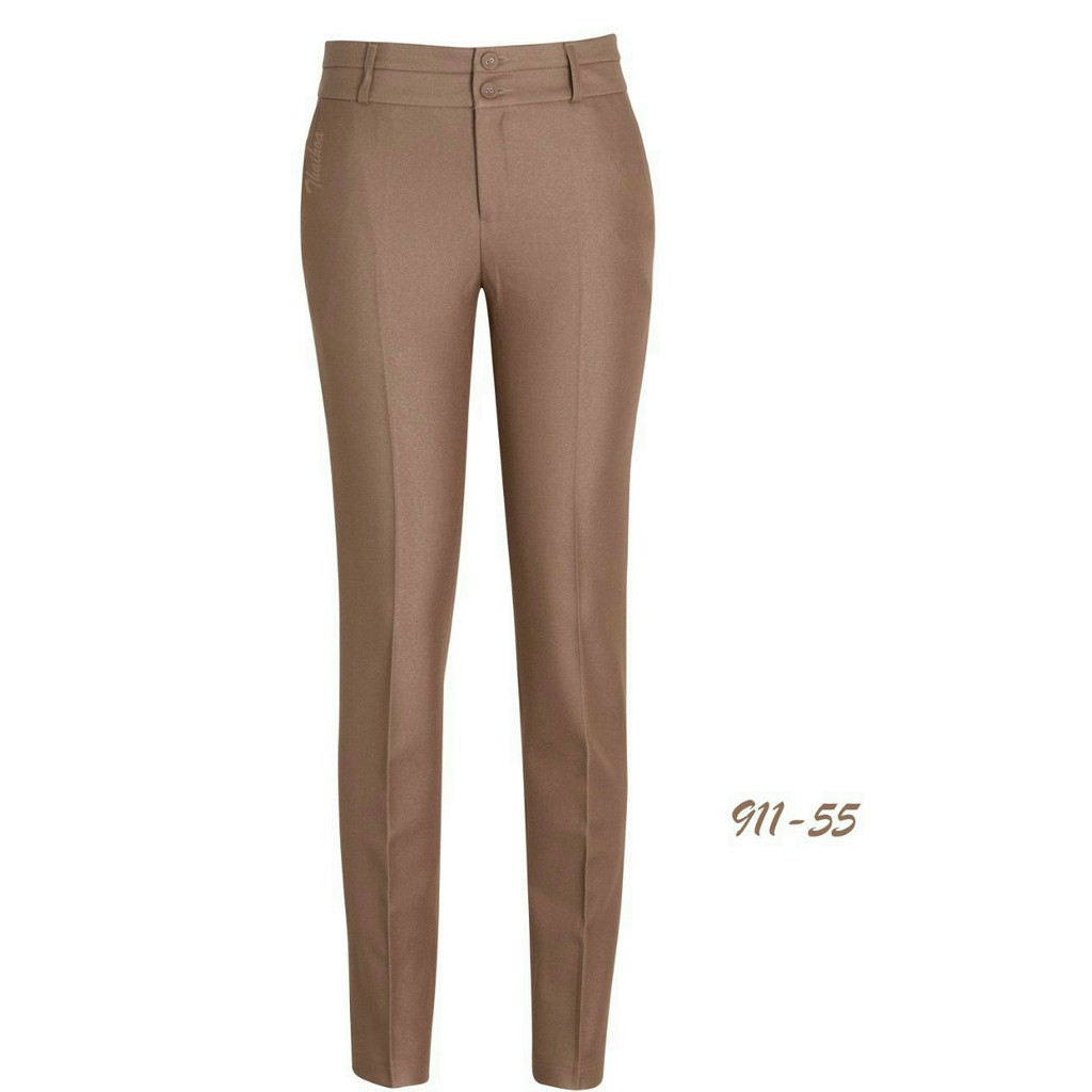 Quần tây nữ Thái hòa nâu cafe sữa 79-55 và 911-55 | BigBuy360 - bigbuy360.vn