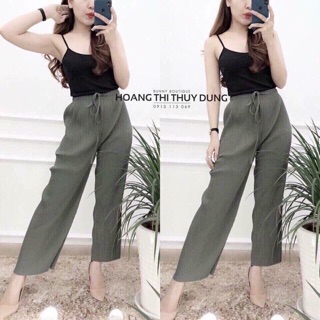 Quần xếp li ống sớ