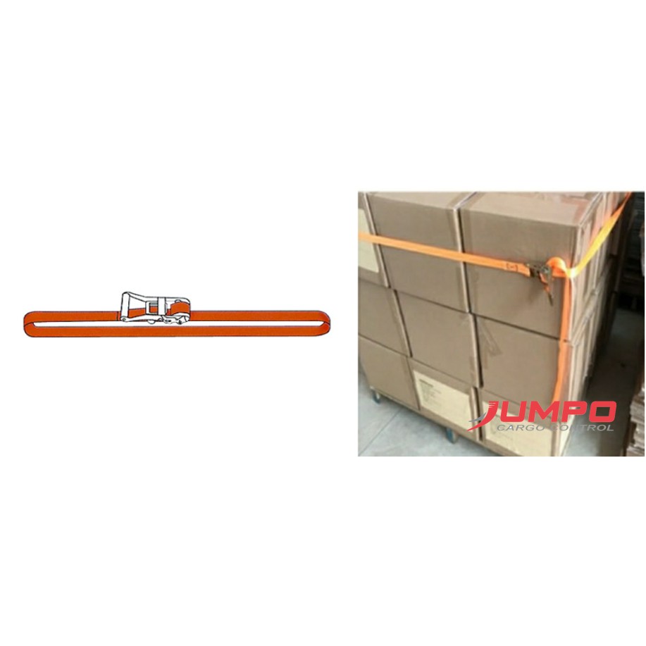Dây chằng hàng tăng đơ 25mm  1000kg không móc