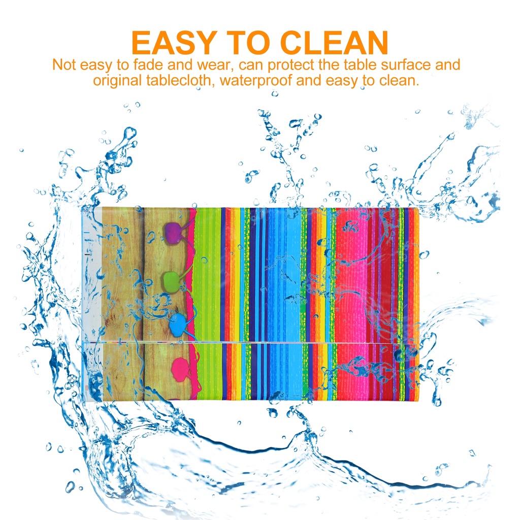 Khăn Trải Bàn Nhiều Màu Sắc 260 * 132cm Phong Cách Mexico