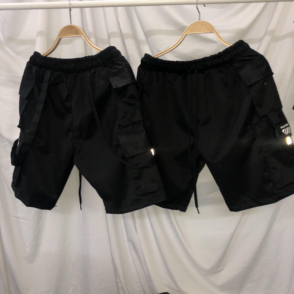 Quần short kaki phản quang khi chụp flash kiểu túi hộp cực chất