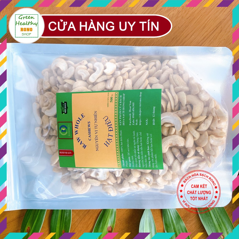 ✅ 500 Gr Hạt điều rang mộc vỡ đôi Bình Phước