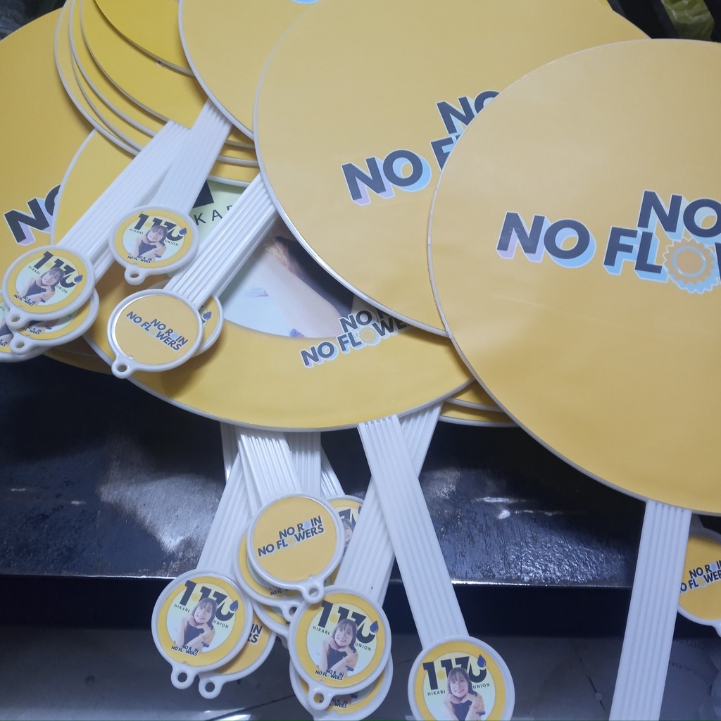 1 Quạt Khổng lồ Bifan 30cm - in theo yêu cầu 2 mặt