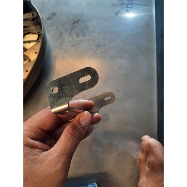 Pát inox 304 lắp trợ sáng mini cho wave anpha