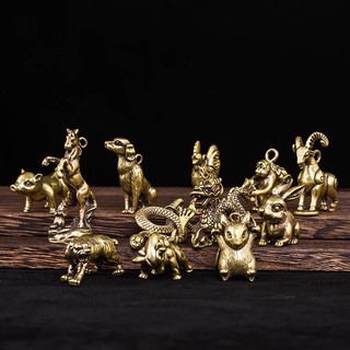 Tượng trưng bày phong thủy bằng đồng hình 12 con giáp