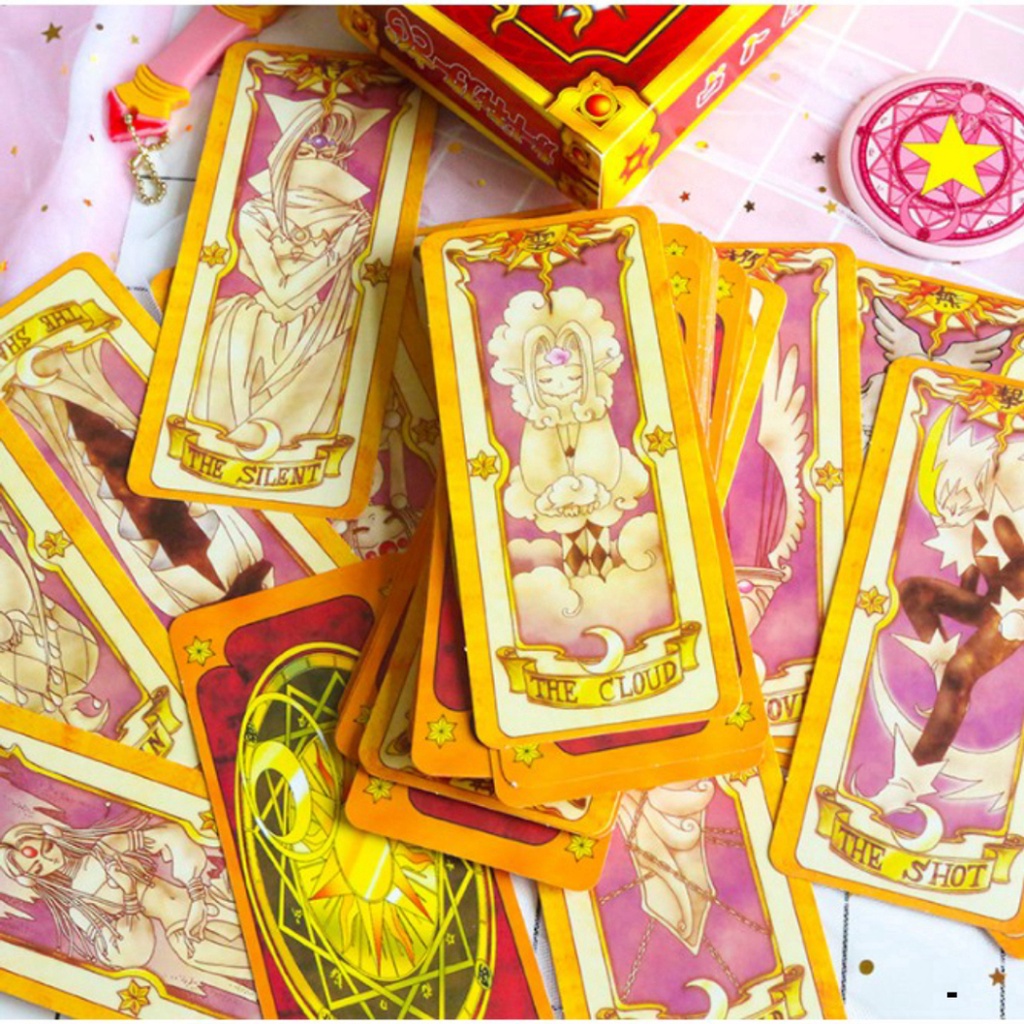 Bộ bài Tarot Clow card Cardcaptor Sakura KINOMOTO anime nhiều thẻ Tarot