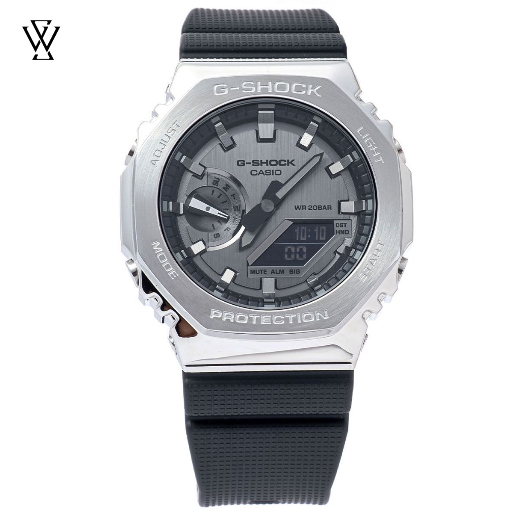Đồng Hồ Quartz Nam Casio WATCHSTORE GM-2100-1ADR Mặt Kính Khoáng 44.5mm, Dây Đeo Nhựa Và Vỏ Thép Không Gỉ