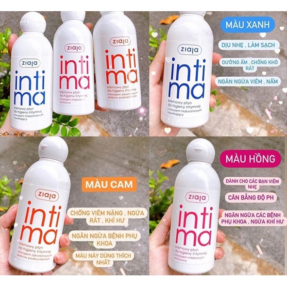 Dung Dịch Vệ Sinh Phụ Nữ Intima Ziaja 200ml