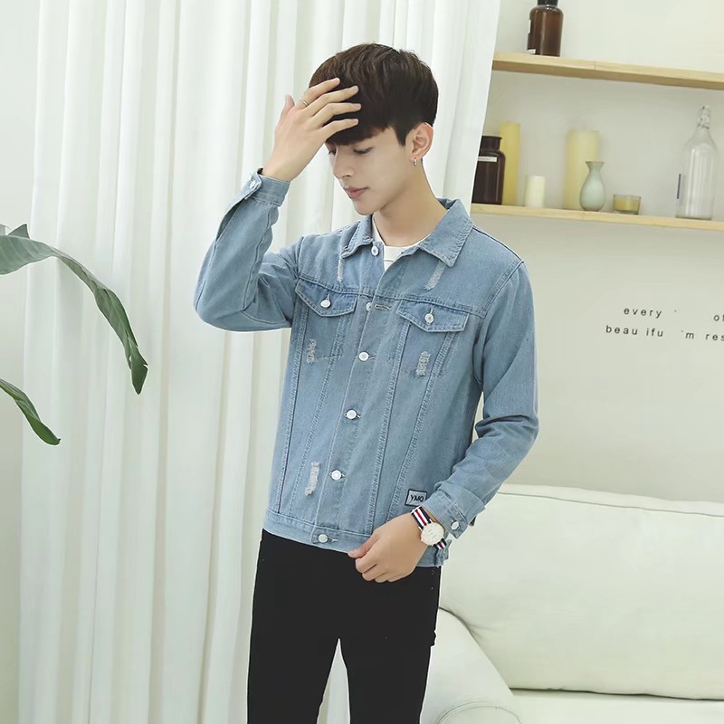 longngam68 - 086/ áo bò jean Nam Nữ Quảng Châu(Size S - XXL ) -Hàng nhập khẩu