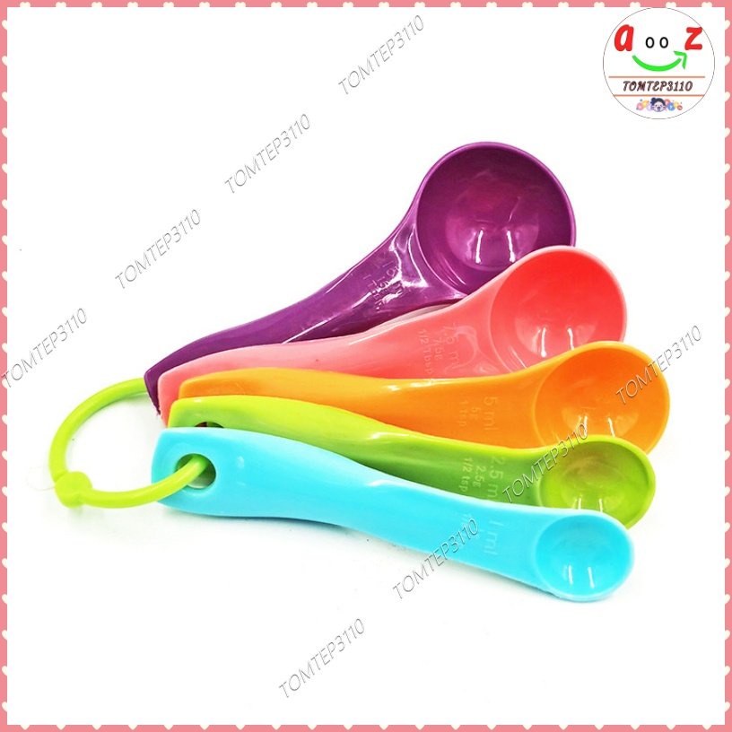 Set 5 Muỗng Đong Gia Vị Làm Bánh - Bộ Thìa Chia Định Lượng Đo Lường Nhà Bếp Thực Phẩm