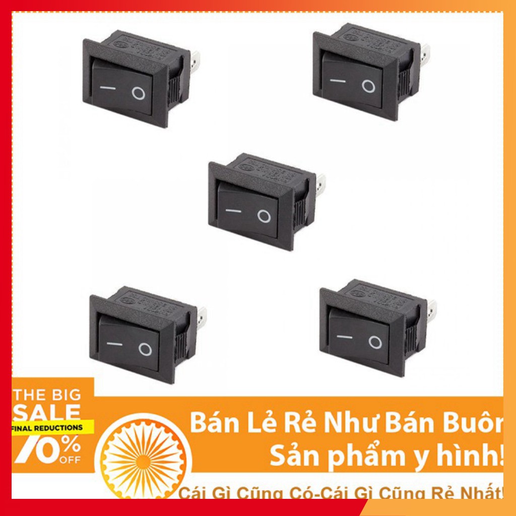 Công Tắc Bập Bênh hai Chân 3A-250V