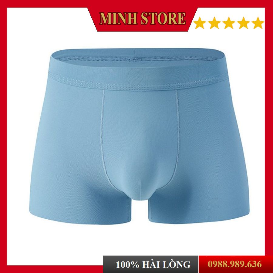 Quần Lót Nam Thun Lạnh Boxer Đúc Lụa, Quần Sịp Nam BOXER Đúc 99% không viền, siêu co giãn SL01- MS88