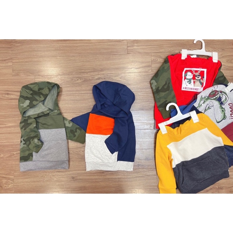 SIZE ĐẠI 17-30kgÁO NỈ HODDIE BÉ TRAI DÀI TAY DƯ XỊN