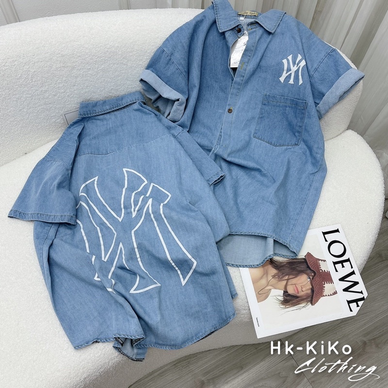 Áo sơ mi bò giả NY