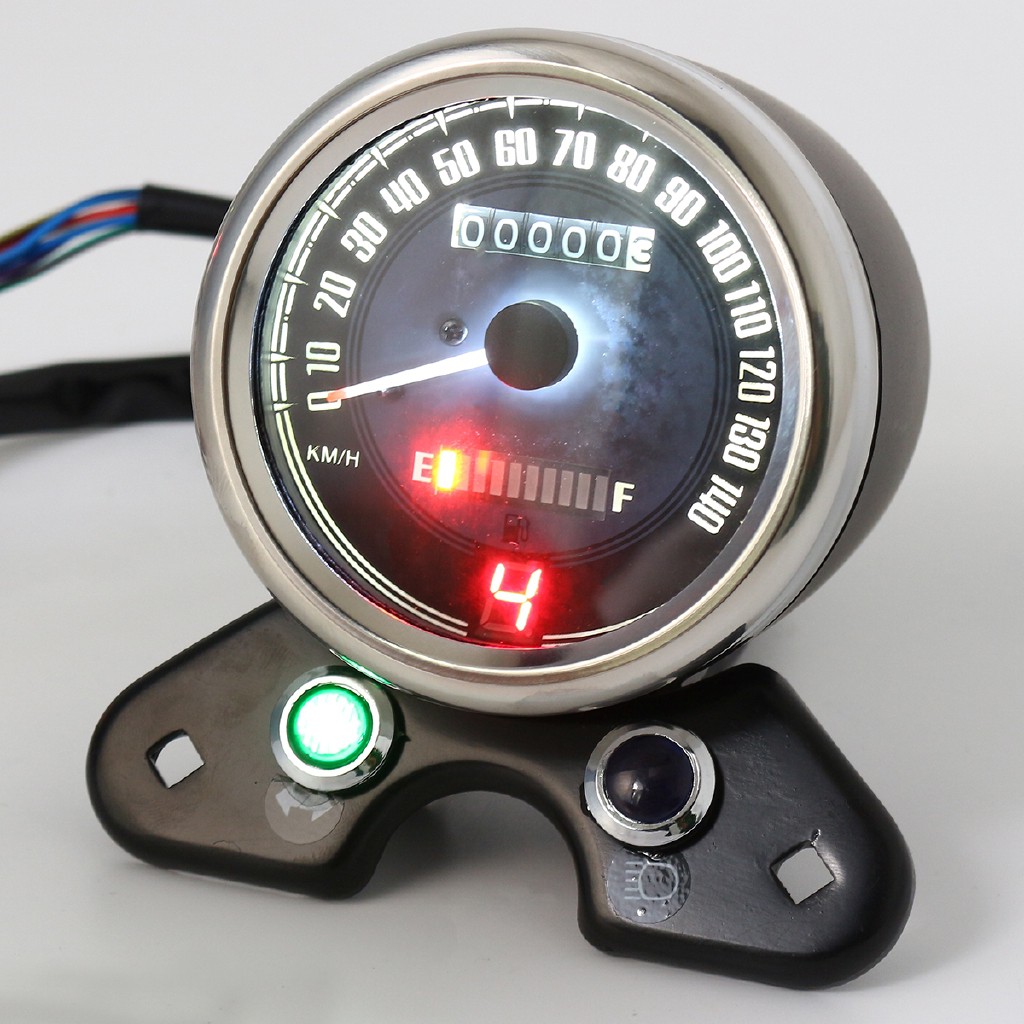 Đồng hồ đo tốc độ kỹ thuật số cho xe mô tô Honda cg125 Cafe Racer