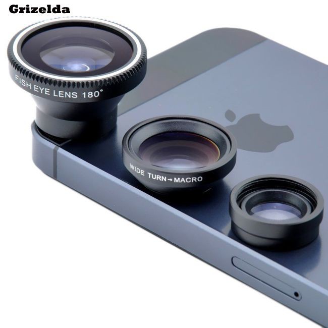 Ống Kính Góc Rộng 180 Độ + 10x Micro Lens + 0.67x Cho Điện Thoại Iphone 7 / 6s / 6 / 5s