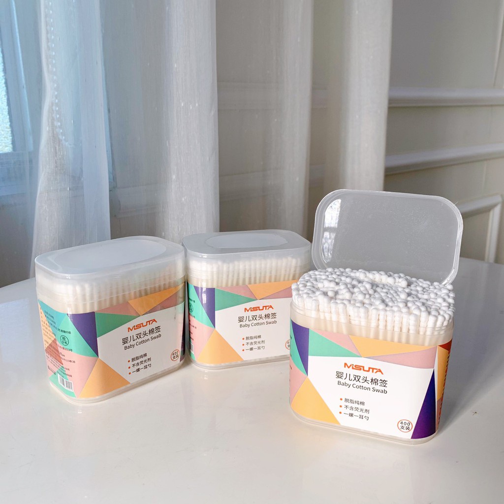 Tăm Bông Trẻ Em MISUTA , Tăm Bông Tự Nhiên