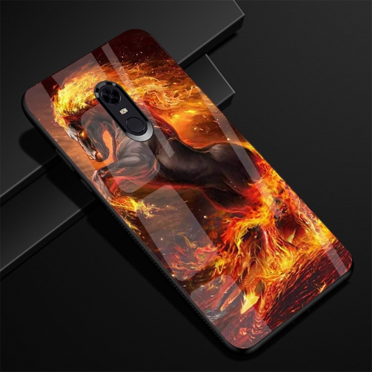 Ốp Lưng XIAOMI REDMI 5 PLUS mặt kính cường lực cao cấp thiết kế Độc Quyền