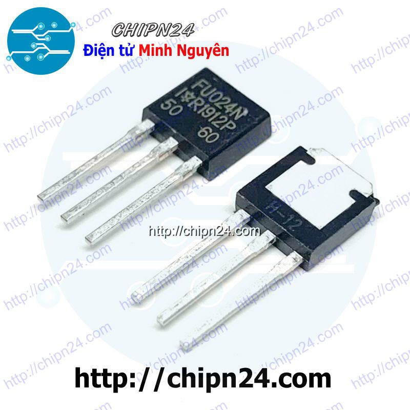 [2 CON] Mosfet FU024N TO-251 16A 55V Kênh N (IRFU024N FU024 75mOhm 13.3nC)