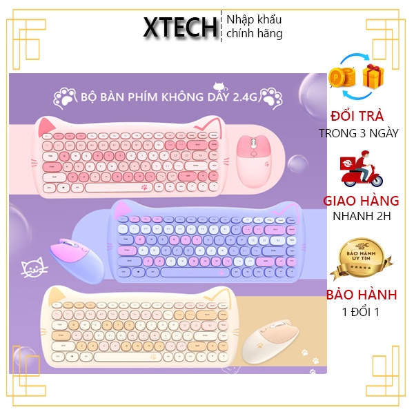 [Mã 263ELHA100K0 hoàn 7% đơn 500K] Combo bàn phím và chuột không dây MOFii Geezer chính hãng có sẵn - Mẫu mới