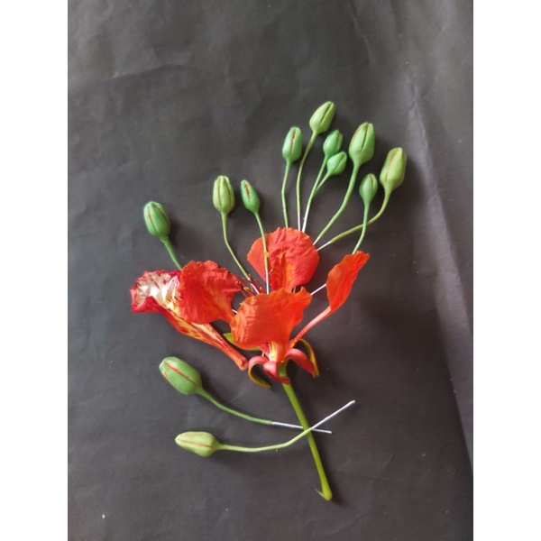 20 Nụ hoa phượng làm hoa handmade