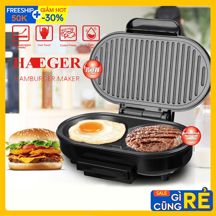 [Mã ELHADEV giảm 4% đơn 300K] Máy Ép Hamburger, Máy Kẹp Bánh Mì Nhồi Thịt 3 Trong 1