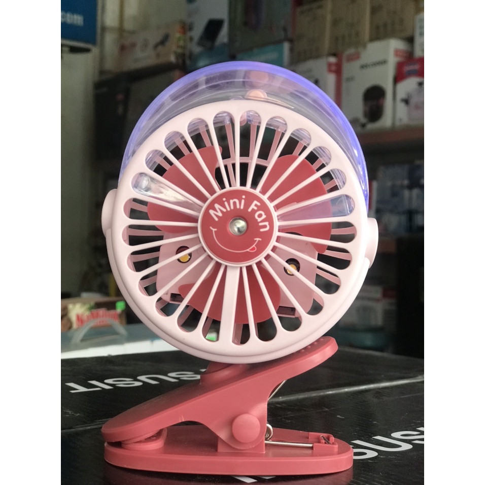 Quạt Tích Điện Phun Sương Mini, Quạt Điều Hoà Hơi Nước Để Bàn 3 Tốc Độ Gió Cao Cấp