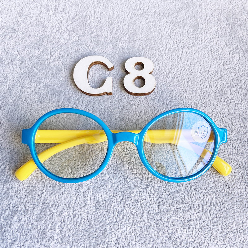 Mắt Kính Chống Bức Xạ Thiết Kế Gọng Silicon Cho Bé