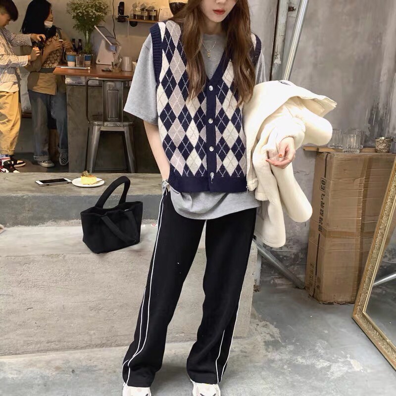 Áo gile len ô trám | BigBuy360 - bigbuy360.vn