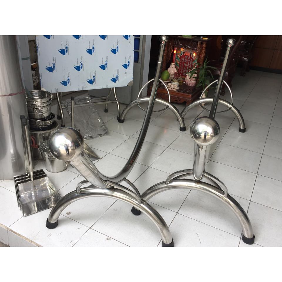 [Chỉ giao Hcm & Thanh toán trước] Võng inox 304 cao cấp hiện đại, hình bán nguyệt rất tỉ mỉ và sang trọng cho biệt thự