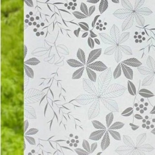 Dán kính lá sắn trắng khổ 90cm
