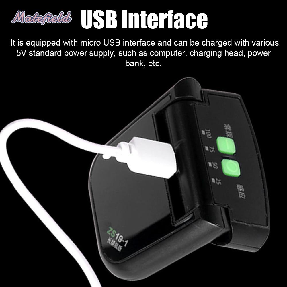 Đèn led câu cá ban đêm 100lm cảm biến sạc cổng USB