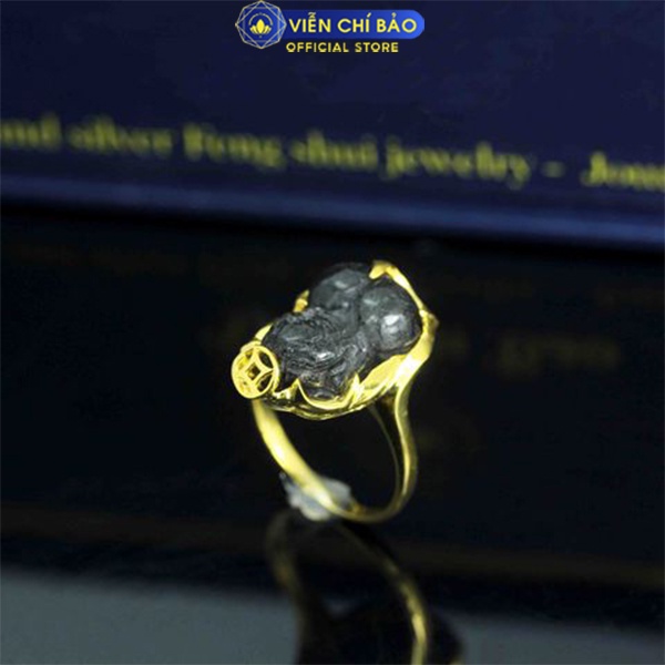 Nhẫn bạc nữ thiên lộc tóc đen chất liệu bạc 925 thời trang phụ kiện trang sức nữ Viễn Chí Bảo N600010