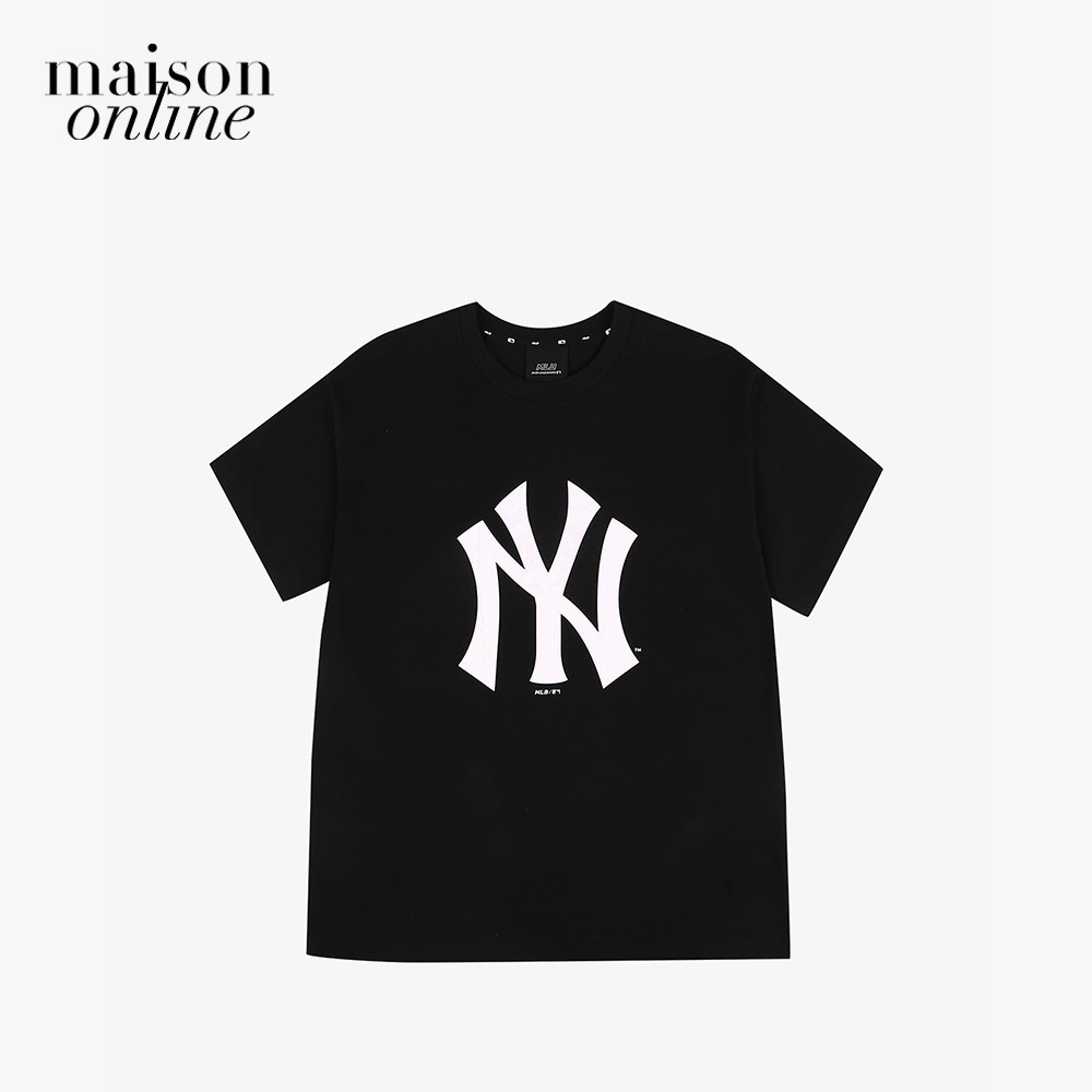 [Mã MABRVP04 giảm 15% đơn 150K tối đa 30k] MLB - Áo thun cổ tròn ngắn tay Big Logo Face 31TS09031-50L