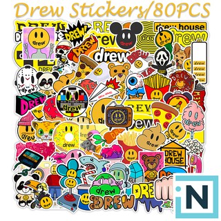 Set 80 Sticker Dán Drew House PVC Chống Nước | Dán Điện Thoại | Dán Laptop | Dán Mũ Bảo Hiểm | Dán Vali