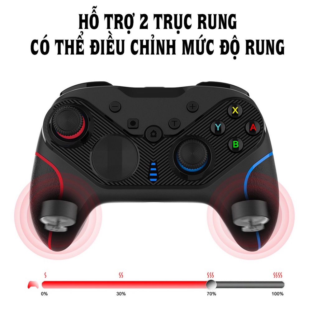 SIÊU PHẨMTay cầm chơi game PC Laptop, PS3, Điện Thoại, TV Android Box - Tay cầm không dây 850 USB Wifi 2.4G