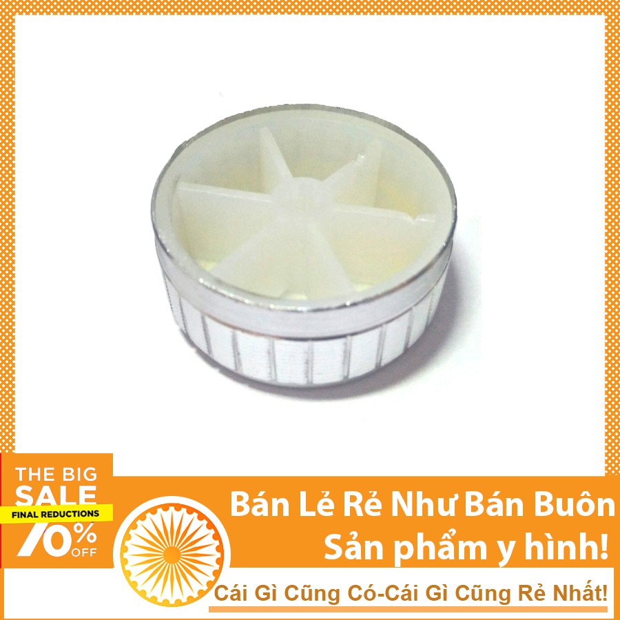 Núm Triết Áp 4cm Vỏ Nhôm - Màu Bạc