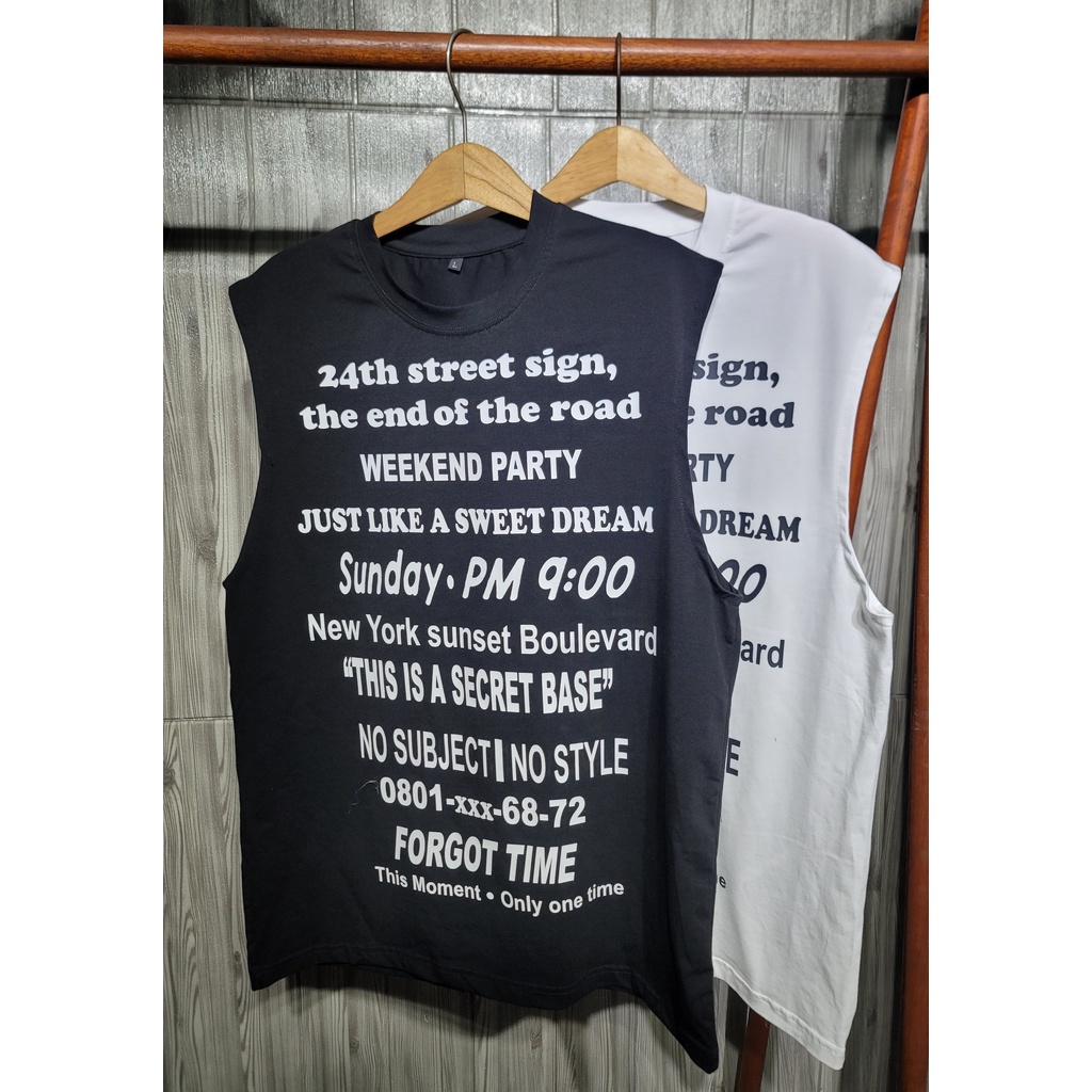 Áo thun Tanktop FORGOT TIME Unisex