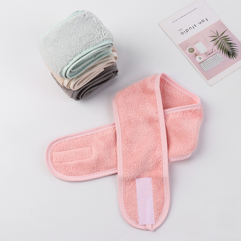 Băng Đô Vải Mềm Có Thể Điều Chỉnh Dành Cho Rửa Mặt