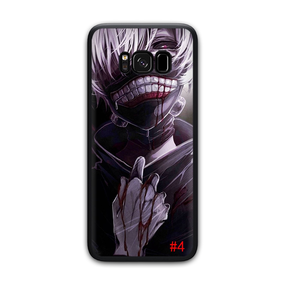 Ốp Điện Thoại Mềm Hình Kaneki Ken Cho Samsung Galaxy S8 S9 S10 Plus Note 8 9 10 Plus