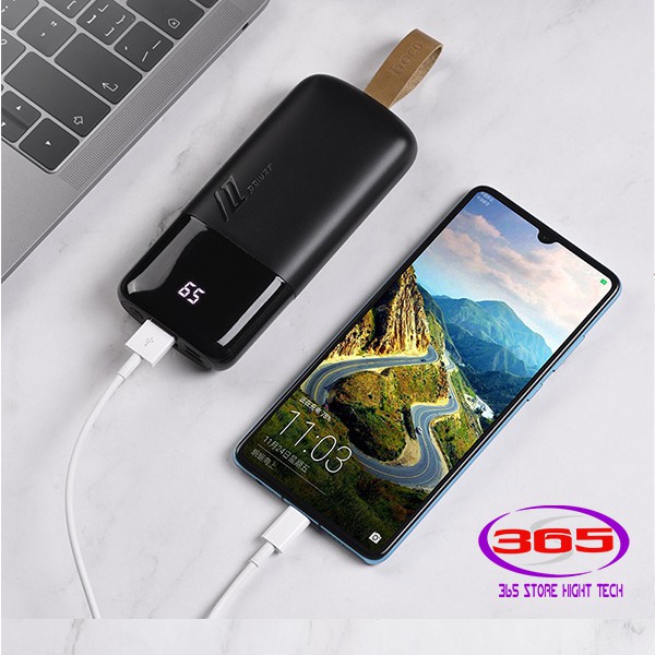 [HOCO]-Sạc dự phòng-Pin sạc dự phòng Hoco J57 10000mAh-Siêu nhỏ gọn, hàng chính hãng, màn hình Led hiển thị-BH 06 tháng