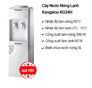 Cây nước nóng lạnh Kangaroo KG34H