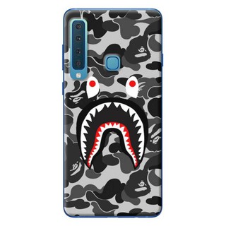 Ốp Lưng Samsung A9 2018 - Bape Xám Đen