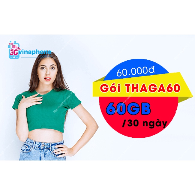 SIM VINA THAGA60 -2GB/1 NGÀY