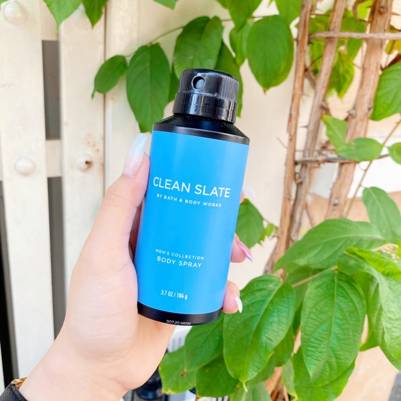 Xịt Thơm Nam Bath &amp; Body Works - Clean Slate (104g)